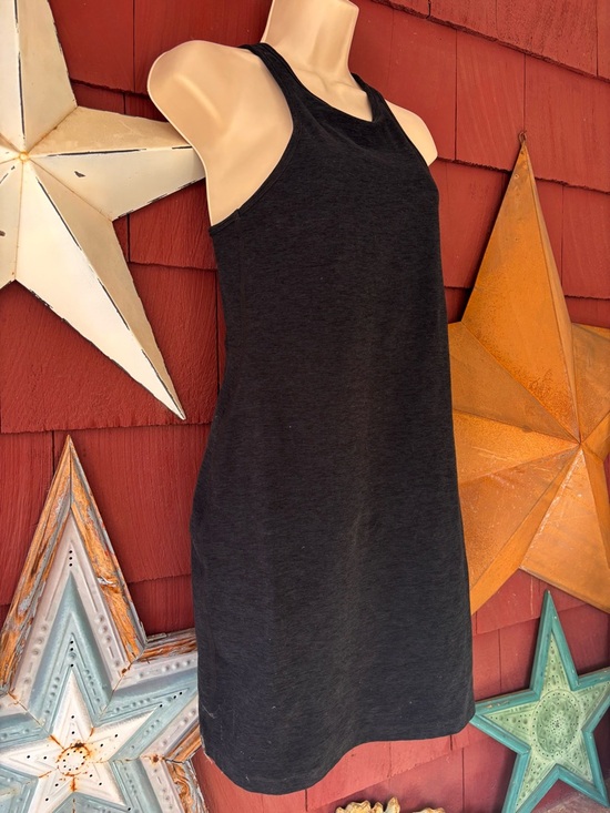 Beyond Yoga Spacedye Court Appeal Black Flare Minidress Skirt Women’s Size M - Picture 2 of 7